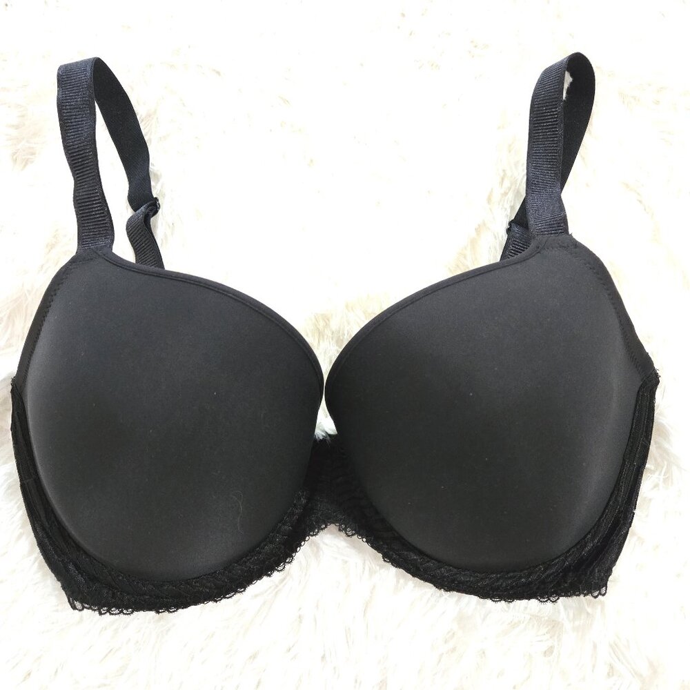 Wacoal black lined underwire bra 32G
